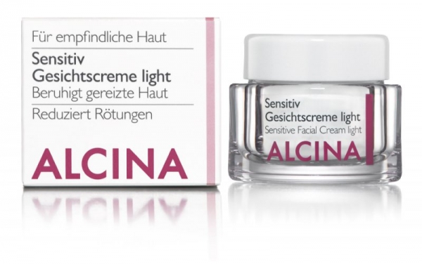 Alcina Sensitiv Gesichtscreme light - 50 ml